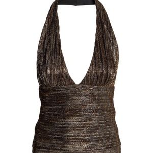 H&M sparkle halter top